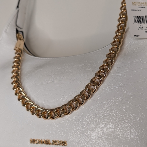 Michael Kors White and Gold Women's Bag - Picture 4 of 8